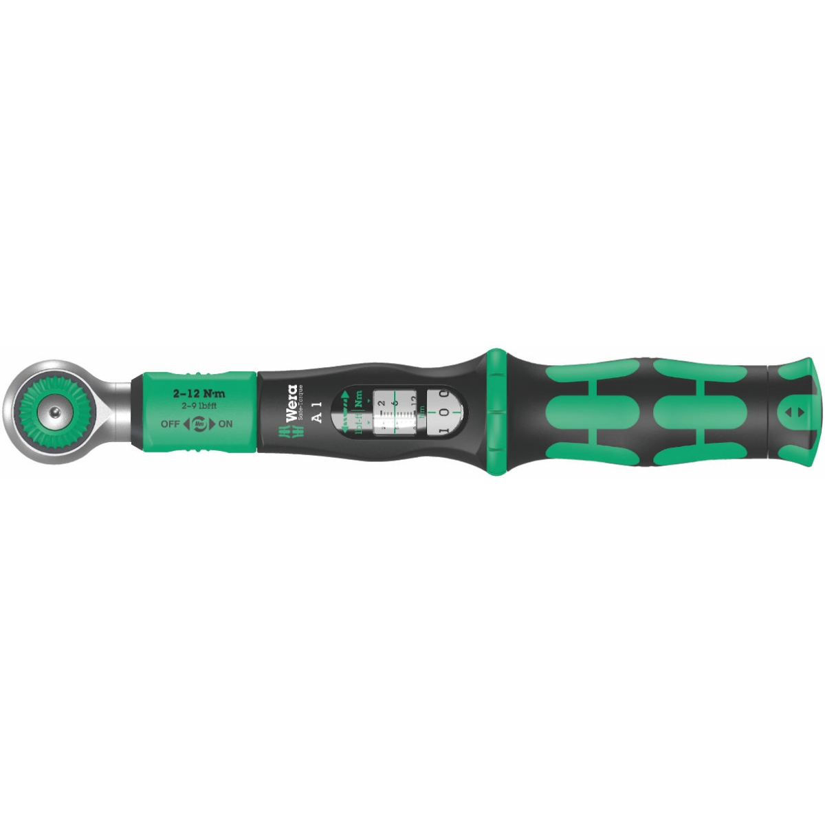 TORQUÍMETRO SAFE-TORQUE A1 DE 1/4", 2-12Nm - WERA
