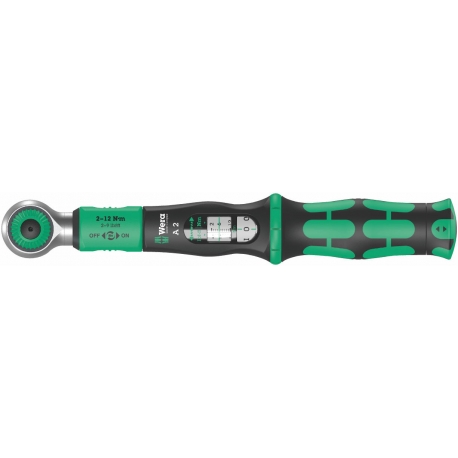 TORQUÍMETRO SAFE-TORQUE A2 DE 1/4", 2-12Nm - WERA