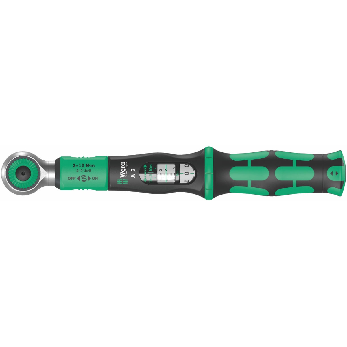 TORQUÍMETRO SAFE-TORQUE A2 DE 1/4", 2-12Nm - WERA