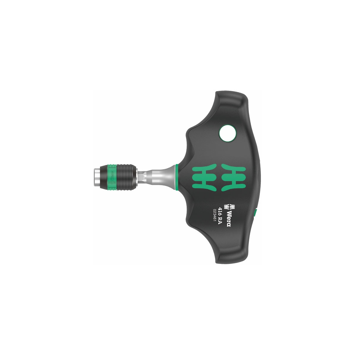 CHAVE T 416 RA COM FUNÇÃO CATRACA 1/4" E MANDRIL RAPIDAPTOR - WERA
