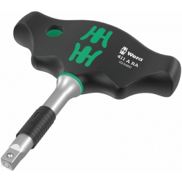 CHAVE COM CABO T FUNÇÃO CATRACA DE 1/4" - WERA