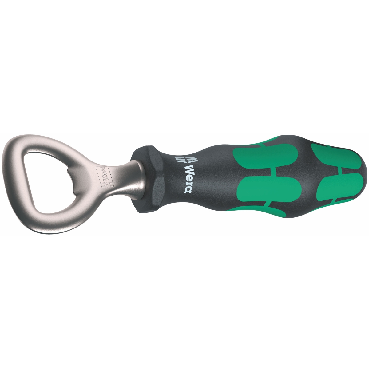 ABRIDOR DE GARRAFA VERDE E PRETO - WERA