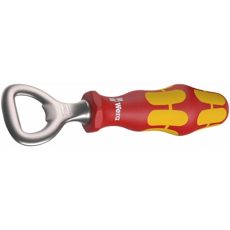 ABRIDOR DE GARRAFA AMARELO E VERMELHO - WERA