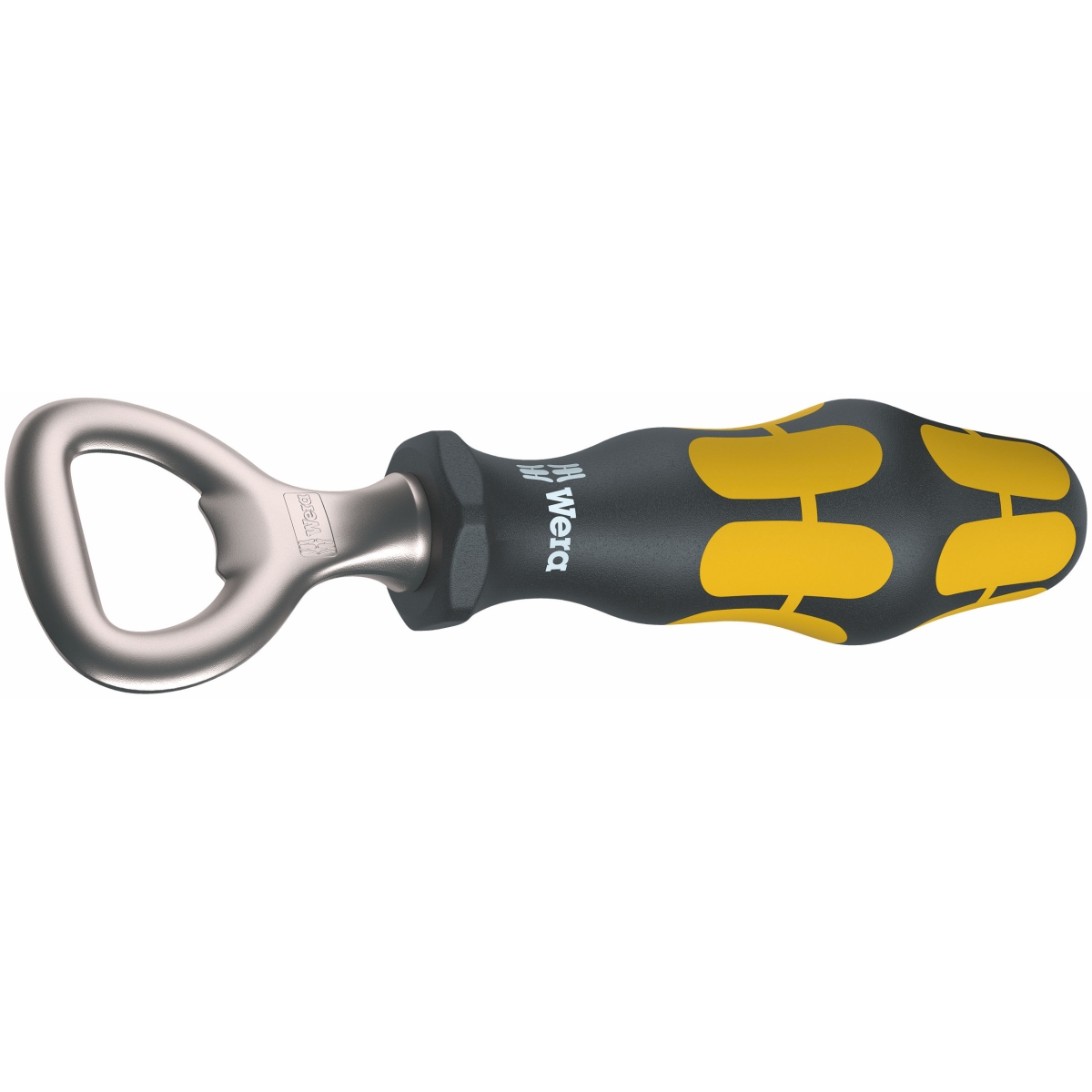 ABRIDOR DE GARRAFA AMARELO E PRETO - WERA