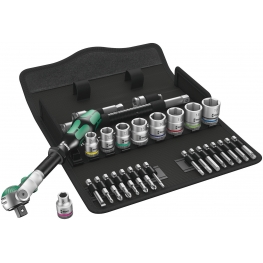 CONJUNTO BITS E SOQUETES COM CATRACA 3/8" 8100 SB 6 |WE05004046001