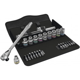 CONJUNTO BITS E SOQUETES COM CATRACA. 1/2" 8100 SC 8 |WE05004078001