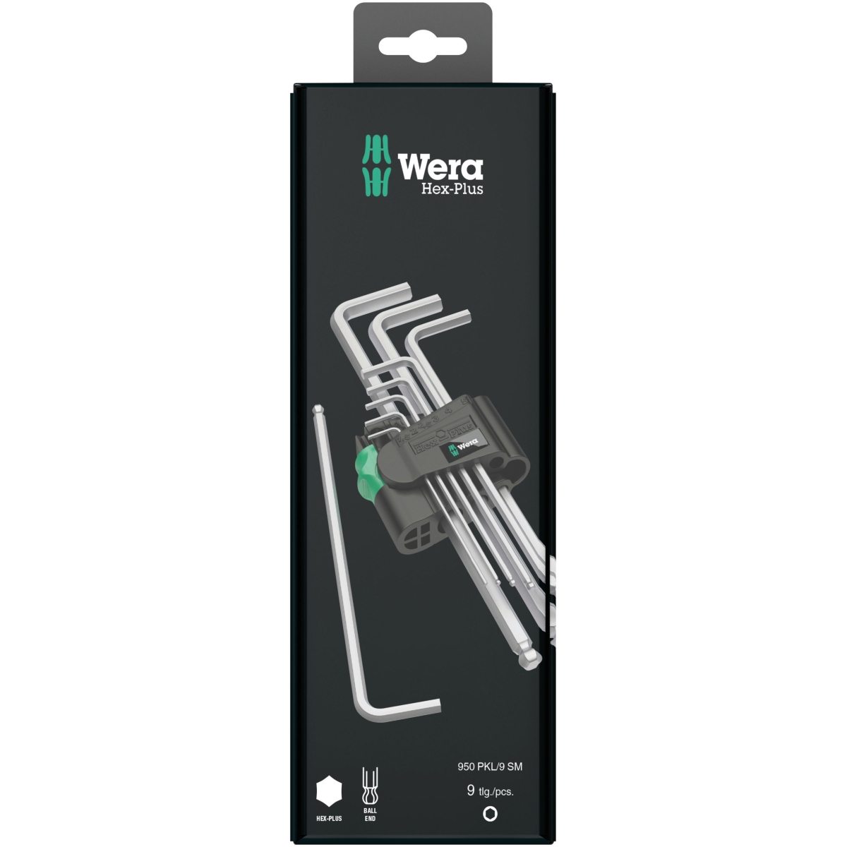 CONJUNTO CHAVE HEXAGONALX 950/9 HEX-PLUS 1 |WE05073391001