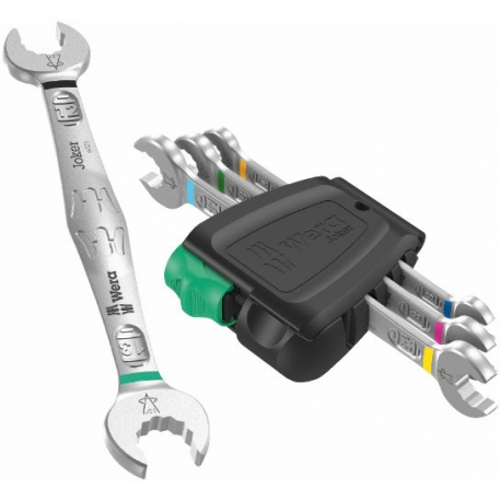 CONJUNTO DE CHAVES DE BOCA DUPLA JOKER 6005 4 SET 1, 4 PEÇAS - WERA