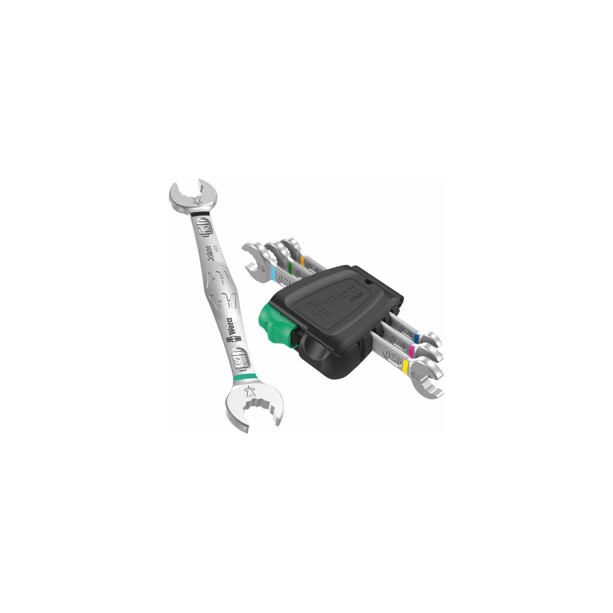 CONJUNTO DE CHAVES DE BOCA DUPLA JOKER 6005 4 SET 1, 4 PEÇAS - WERA