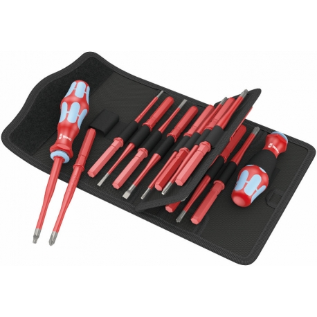 CONJUNTO KRAFTFORM KOMPAKT VDE INOX 17 EXTRA SLIM 1, 17 PEÇAS - WERA