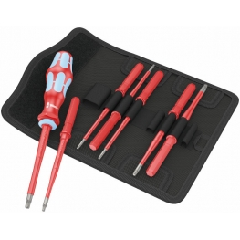CONJUNTO KRAFTFORM KOMPAKT VDE INOX 8 EXTRA SLIM 1, 8 PEÇAS - WERA