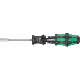 CONJUNTO CHAVE PORTA BITS KRAFTFORM KOMPAKT 27 1 POLEGADAS, 7 PEÇAS - WERA