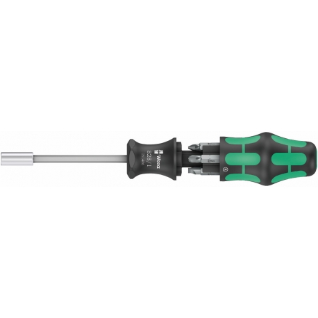 CONJUNTO CHAVE PORTA BITS KRAFTFORM KOMPAKT 27 1, 7 PEÇAS - WERA