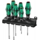 CONJUNTO DE CHAVES DE FENDA E PHILIPS COM SUPORTE DE PAREDE - 6PCS |WE05105650001