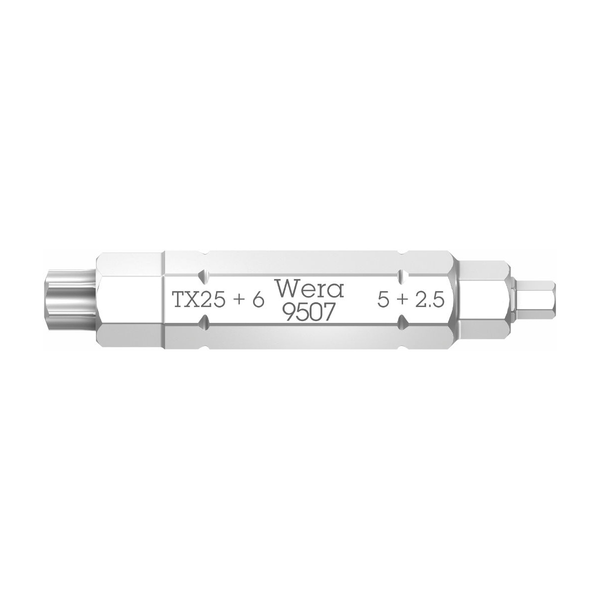 BITS SEXTAVADO/TORX SÉRIE 9507 SB 4 EM 1 - WERA
