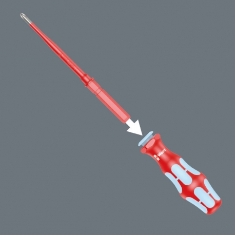 PONTEIRA 3067 iS SB TORX INOX KRAFTFORM KOMPAKT VDE INTERCAMBIÁVEL - WERA