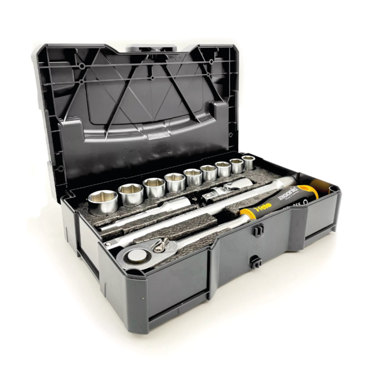 CONJUNTO CATRACA ERGONIC 1/2" MODELO 056, 13 PEÇAS - FELO