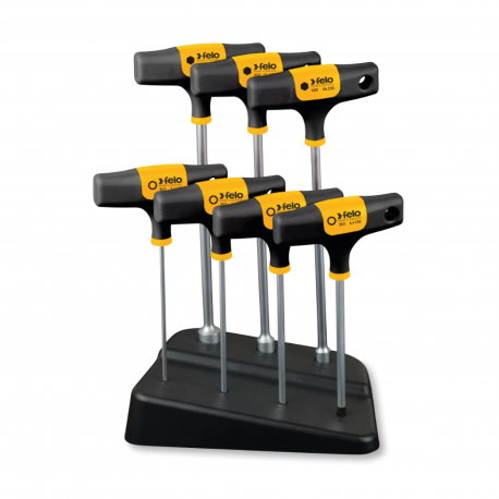 CONJUNTO DE CHAVES CABO EM T MODELO 303, 7 PEÇAS - FELO