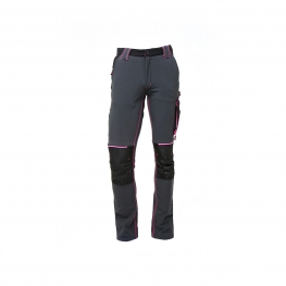 CALÇA ATOM U-4 FEMININA CINZA/FUCSIA - U-POWER