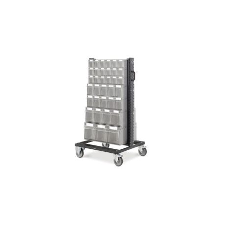 CARRINHO COM VISUAL BOX SÉRIE BIN CART, 70 CAIXAS VISUAIS - FAMI