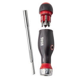CHAVE CATRACA PORTA BITS 333K/SH8, 8 PEÇAS - USAG
