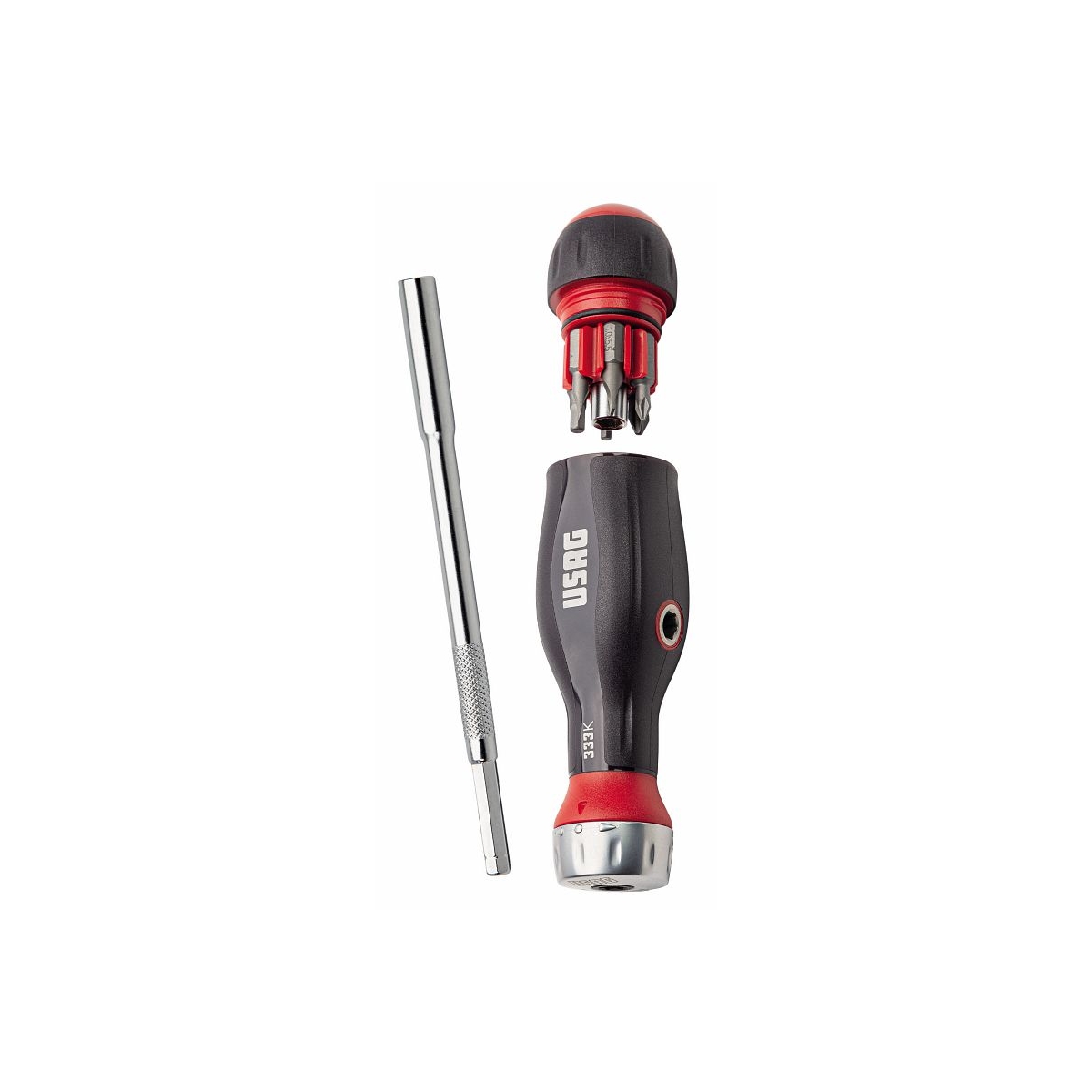 CHAVE CATRACA PORTA BITS 333K/SH8, 8 PEÇAS - USAG