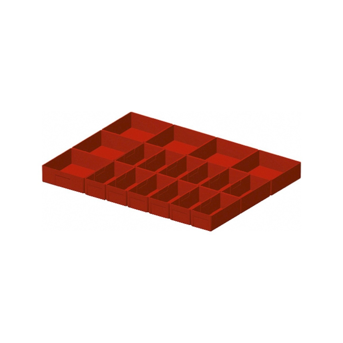 CAIXA COM DIVISÓRIAS DE PLÁSTICO PARA GAVETAS DE 50MM / 36x27 EH - FAMI