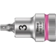 SOQUETE DE BITS 8740 B ZYKLOP COM FUNÇÃO DE RETENÇÃO 3/8", 3MM - WERA
