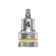 SOQUETE DE BIT 8740 B ZYKLOP COM FUNÇÃO DE RETENÇÃO 3/8", 4MM - WERA