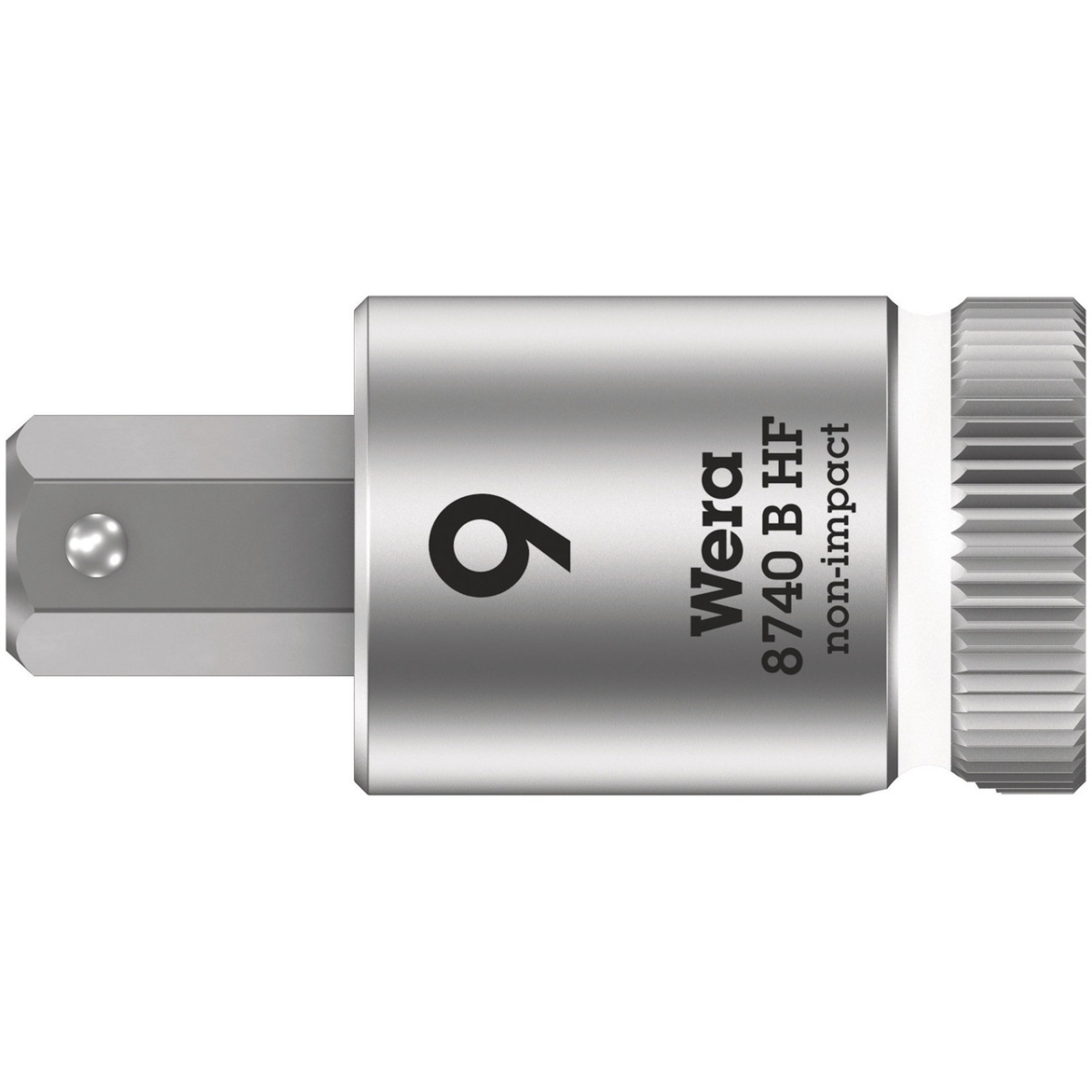 SOQUETE DE BIT 8740 B ZYKLOP COM FUNÇÃO DE RETENÇÃO 3/8", 9MM - WERA