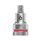 SOQUETE DE BIT 8740 B ZYKLOP COM FUNÇÃO DE RETENÇÃO 3/8", 6MM - WERA