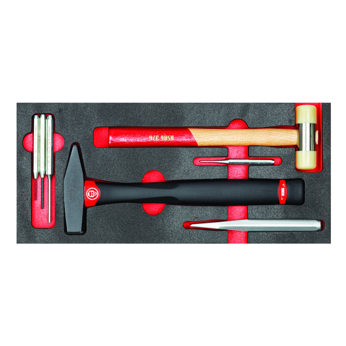 CONJUNTO DE FERRAMENTAS 519M 382F EM EVA, 7 PEÇAS - USAG