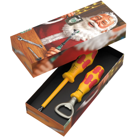 ESPECIAL DE NATAL 2023 CHAVE PHILLIPS + ABRIDOR DE GARRAFAS, 2 PEÇAS - WERA