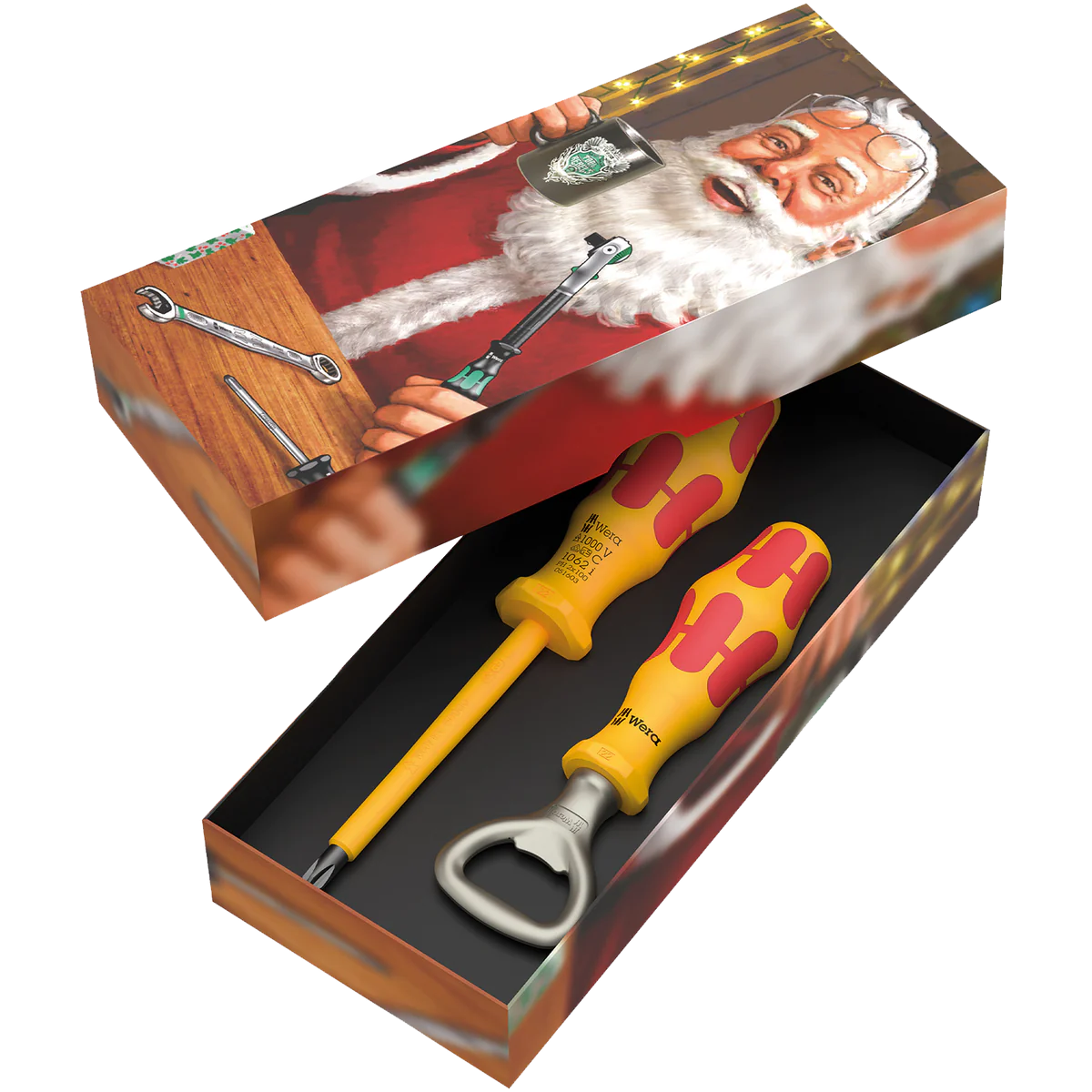 ESPECIAL DE NATAL 2023 CHAVE PHILLIPS + ABRIDOR DE GARRAFAS, 2 PEÇAS - WERA