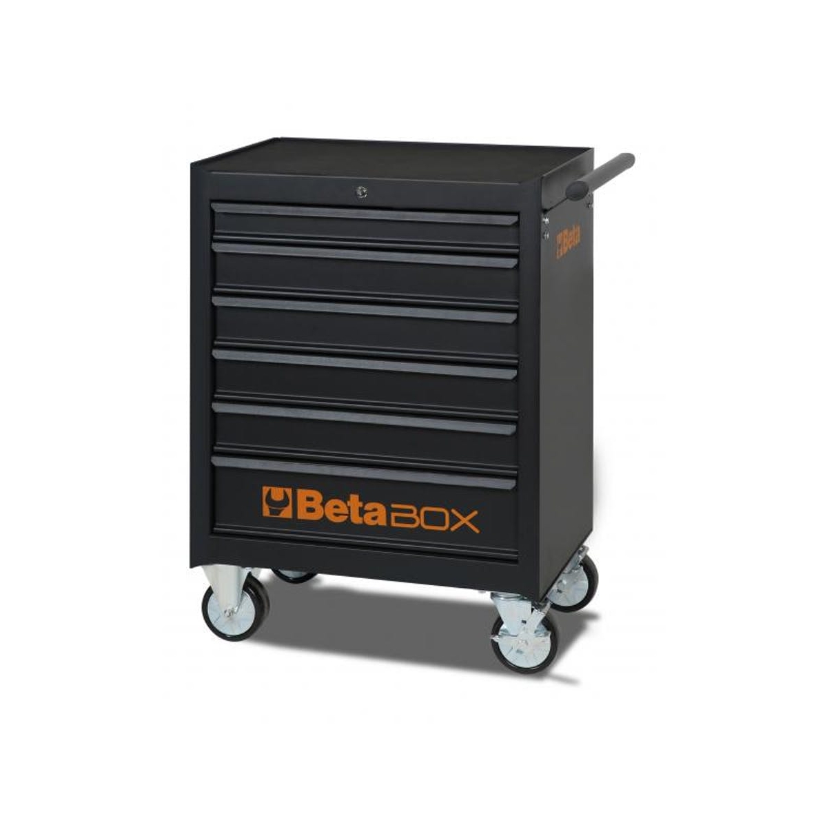 CARRO PARA FERRAMENTAS MODELO C04 BETA BOX COM 6 GAVETAS PRETO - BETA