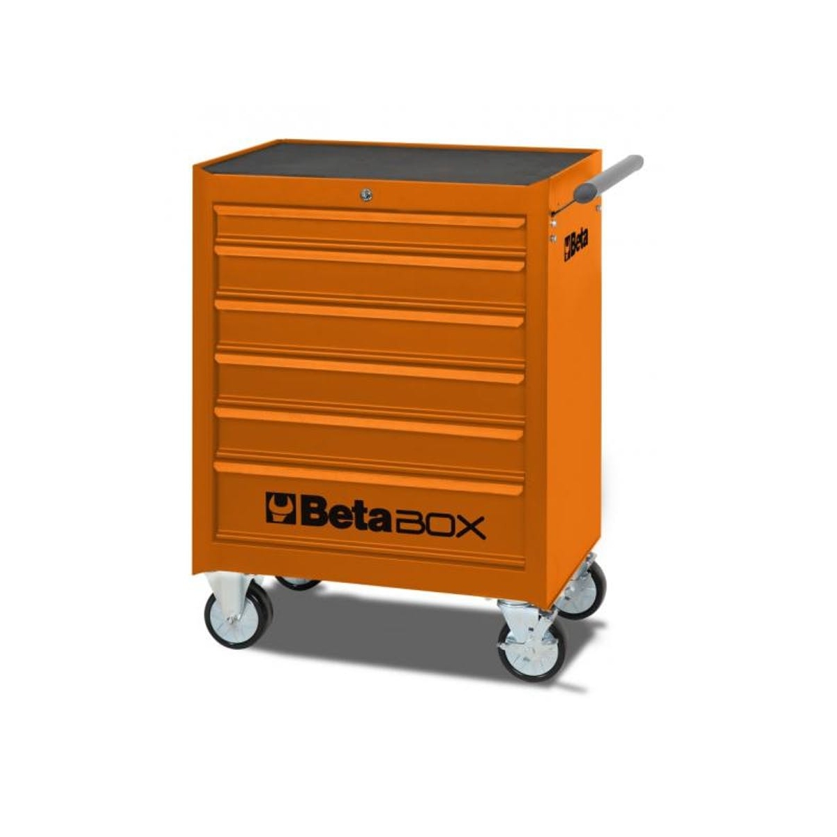 CARRO PARA FERRAMENTAS MODELO C04 BETA BOX COM 6 GAVETAS LARANJA - BETA