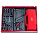 CONJUNTO DE SOQUETES HEXAGONAIS E CATRACA 1/2" 601 1/2 J22 - USAG