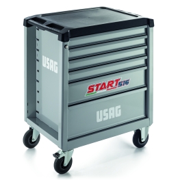 CARRO START PARA FERRAMENTAS 516 SE6V CINZA, 6 GAVETAS (VAZIO) - USAG