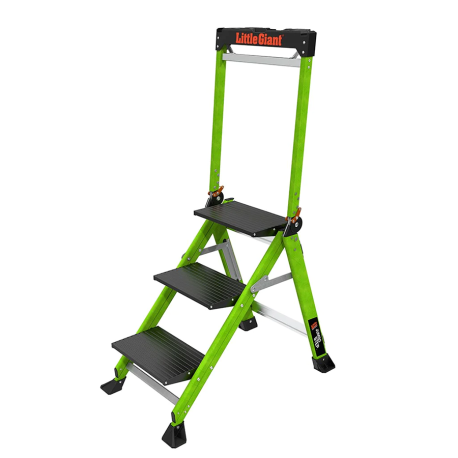 ESCADA JUMBO STEP 3' MODEL FIBRA DE VIDRO - LITTLE GIANT