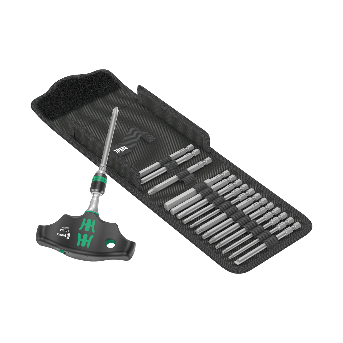 CONJUNTO KRAFTFORM KOMPAKT 400 RA 1, 17 PEÇAS - WERA