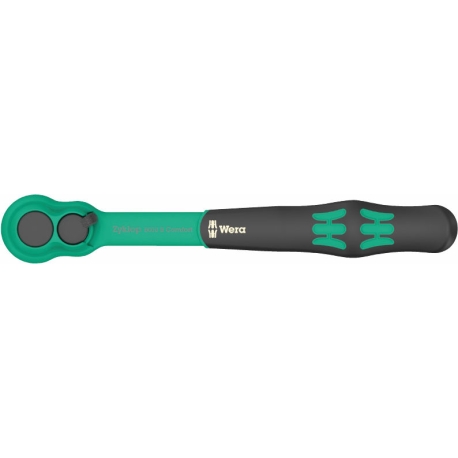 Catraca Zyklop Comfort 8010 B, com alavanca de reversão, com encaixe de 3/8" - WERA
