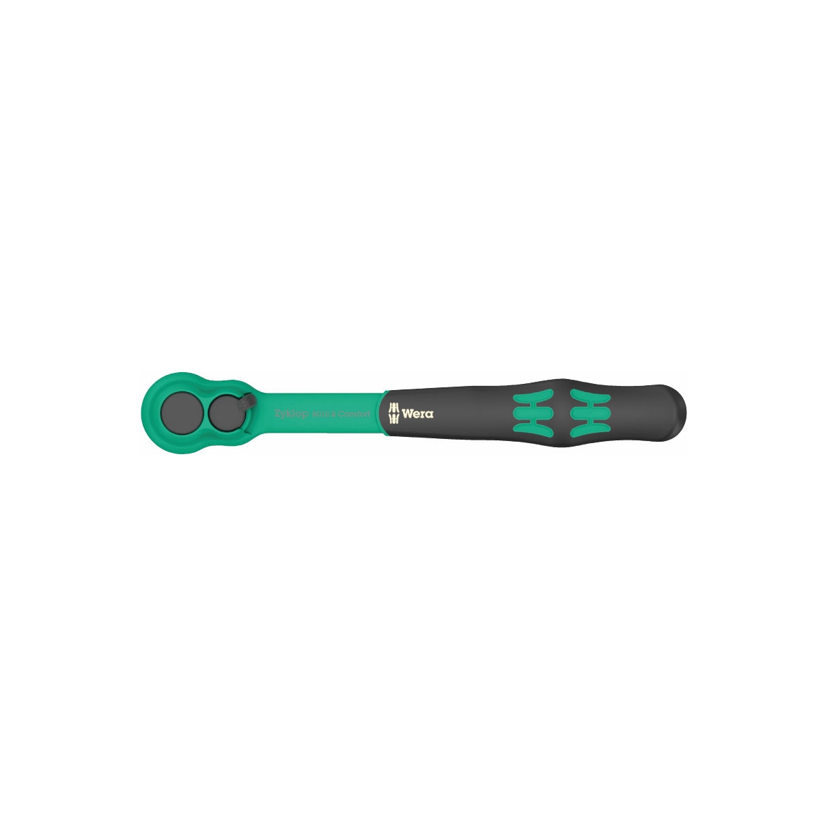 Catraca Zyklop Comfort 8010 B, com alavanca de reversão, com encaixe de 3/8" - WERA