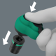 Catraca Zyklop Comfort 8010 B, com alavanca de reversão, com encaixe de 3/8" - WERA