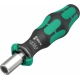 Chave de fenda 838 RA S com suporte de bits e funcionalidade de catraca, 1/4" - WERA