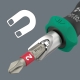 Chave de fenda 838 RA S com suporte de bits e funcionalidade de catraca, 1/4" - WERA