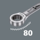 Trilho magnético 9632 Joker Imperial 1 Conjunto de chaves combinadas com catraca, Imperial, 8 peças. - WERA