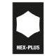 Conjunto de 10 peças de chaves L 950/9 Hex-Plus, métricas, cromadas. - WERA