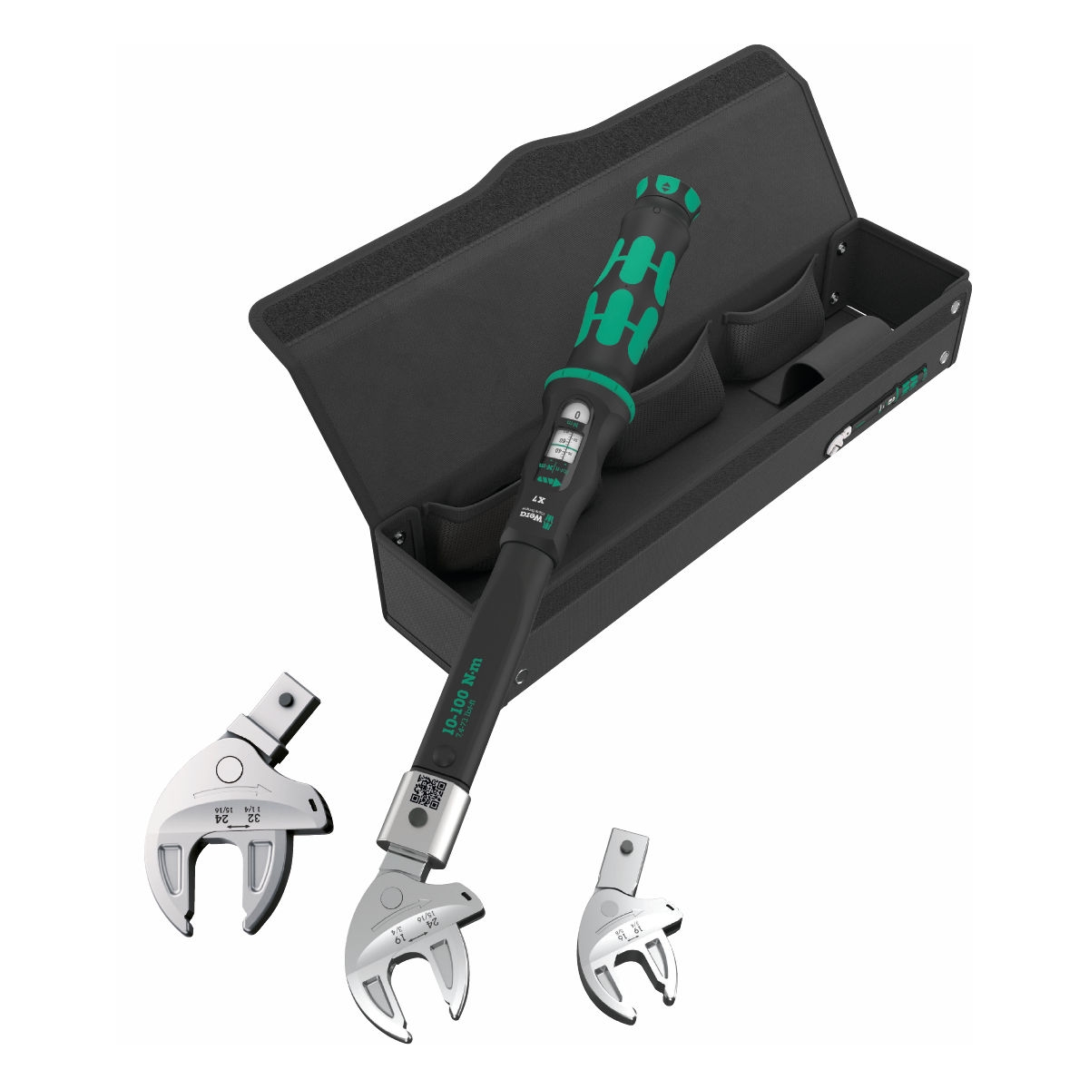 Conjunto de chave de torque para bombas de calor/ar condicionado, 9530, composto por 4 peças. - WERA