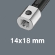 Conjunto de chave de torque para bombas de calor/ar condicionado, 9530, composto por 4 peças. - WERA