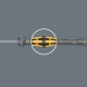 Micro chave de fenda com função de fixação para parafusos TORX®, TX 7 x 60 mm (chave de fenda) 1567 TORX® HF ESD Kraftform - 